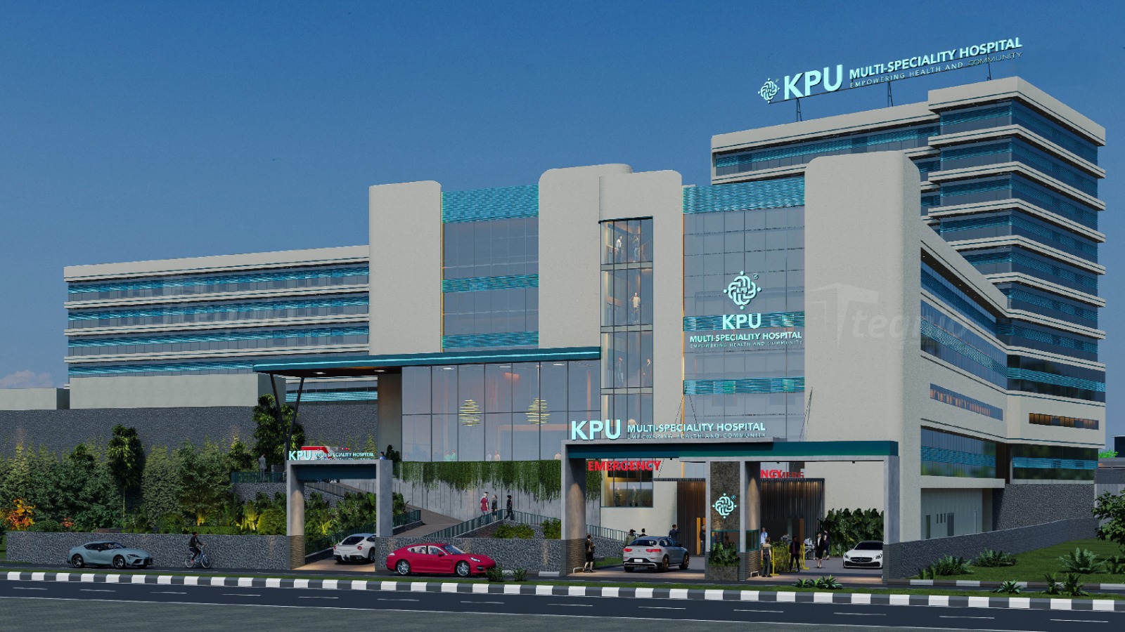 KPU Multi-Speciality Hospital project view