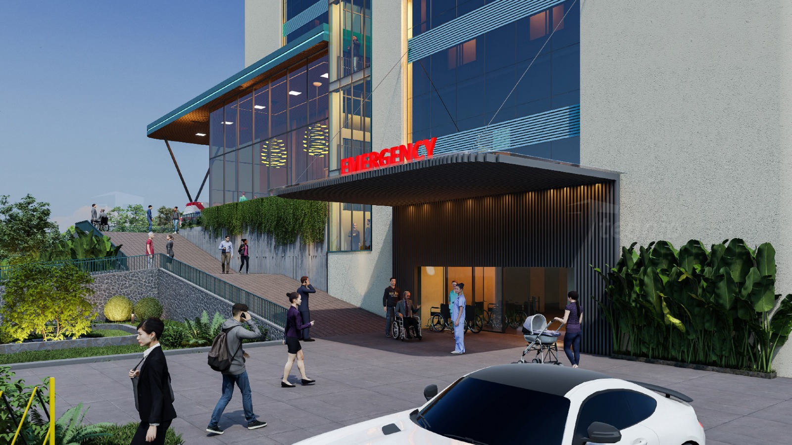 KPU Multi-Speciality Hospital entrance